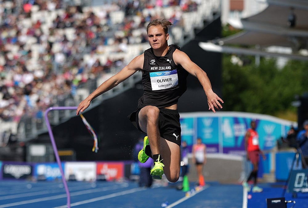 Glasgow CWG 2026 mens triple jump final-New Zealands Ethan Olivier