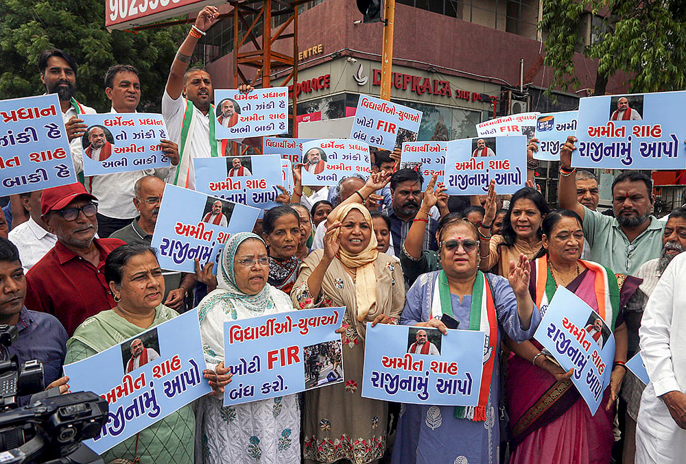 Chhatron Ki Goonj protest in Ahmedabad