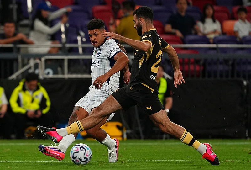 Man City Vs Inter Milan Club Friendly Hong Kong Football Festival-Manchester Citys Rayan Ait-Nouri