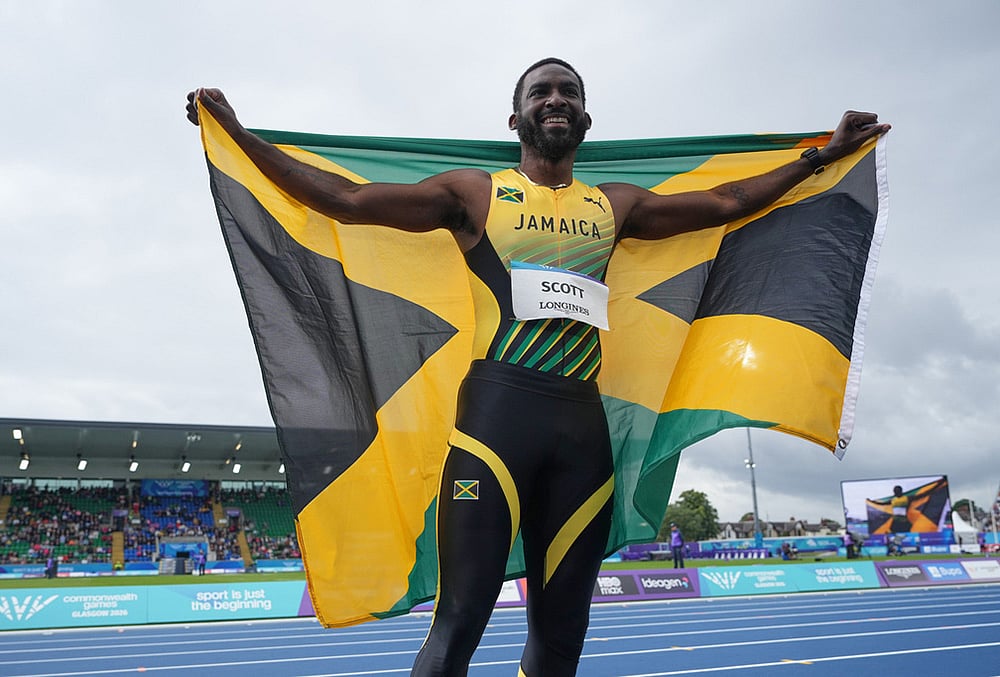 Glasgow CWG 2026 mens triple jump final-Jamaicas Jordan Scott