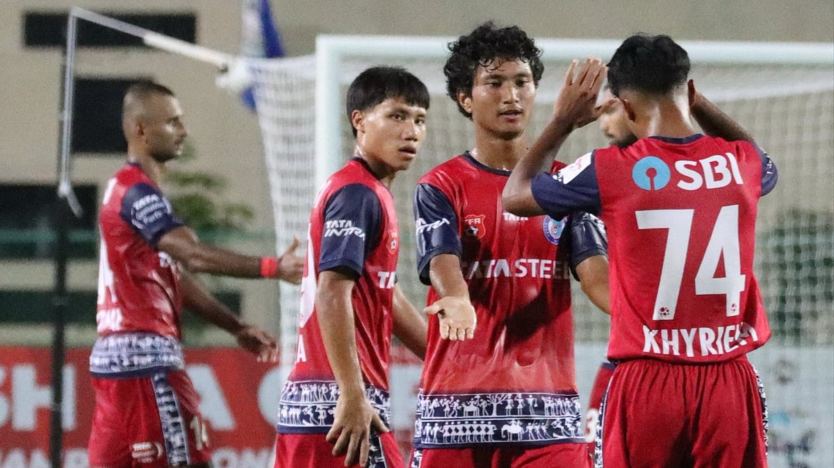 Jamshedpur FC players in action in the Durand Cup 2026.  - JamshedpurFC/X