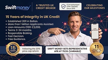 Swift Money Marks 15 Years Since Founding, 11 Years Of FCA Authorisation Following 2015 Price Cap Reform