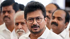 Tamil Nadu Assembly LoP and DMK MLA Udhayanidhi Stalin speaks to the media as the party leaders stage a walkout during the state Legislative Assembly session, in Chennai. - | Photo: PTI/R Senthilkumar