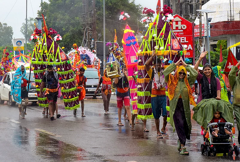 Weather: Rain in Kanwar Yatra