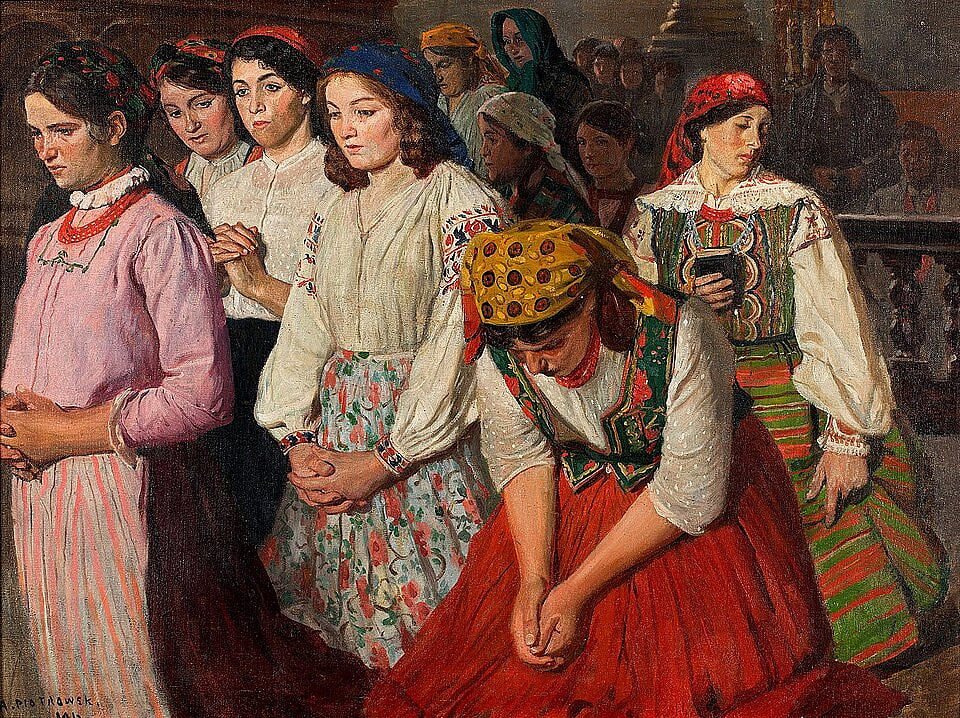 Women praying