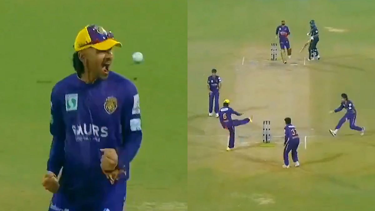 Himmat Singhs Freak Run-Out Goes Viral After Accidental Kick Forces Super Over