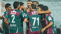Durand Cup 2026: Manvir Singh's Hat-Trick Headlines Bagan's Eight-Goal Rout Of South United FC mohunbagansg/X : Mohun Bagan footballers celebrating a goal against South United FC in Durand Cup 2026.