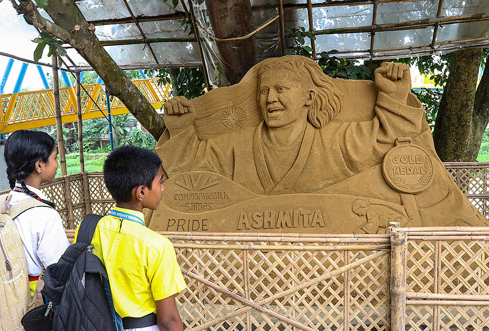 Asmita Deys sand art