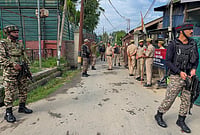| Photo: PTI : Security beefed up on the seventh anniversary of the abrogation of Article 370, in Khanabal area, Anantnag, Wednesday, Aug. 5, 2026. 