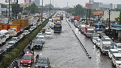 Police Issues 'Work-From-Home' Advisory As Rain Inundates Gurugram - null