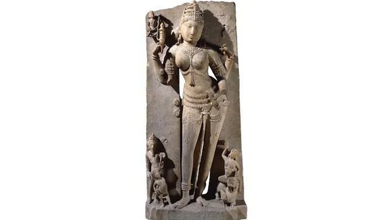 Idol of Goddess Vagdevi in Dhar, Madhya Pradesh 