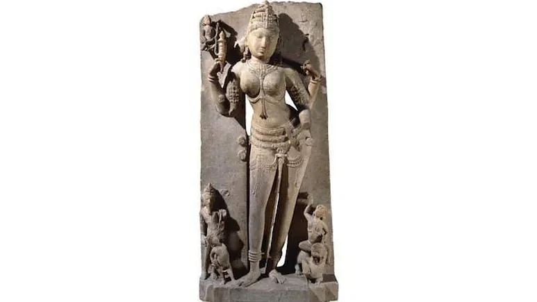 Idol of Goddess Vagdevi in Dhar, Madhya Pradesh