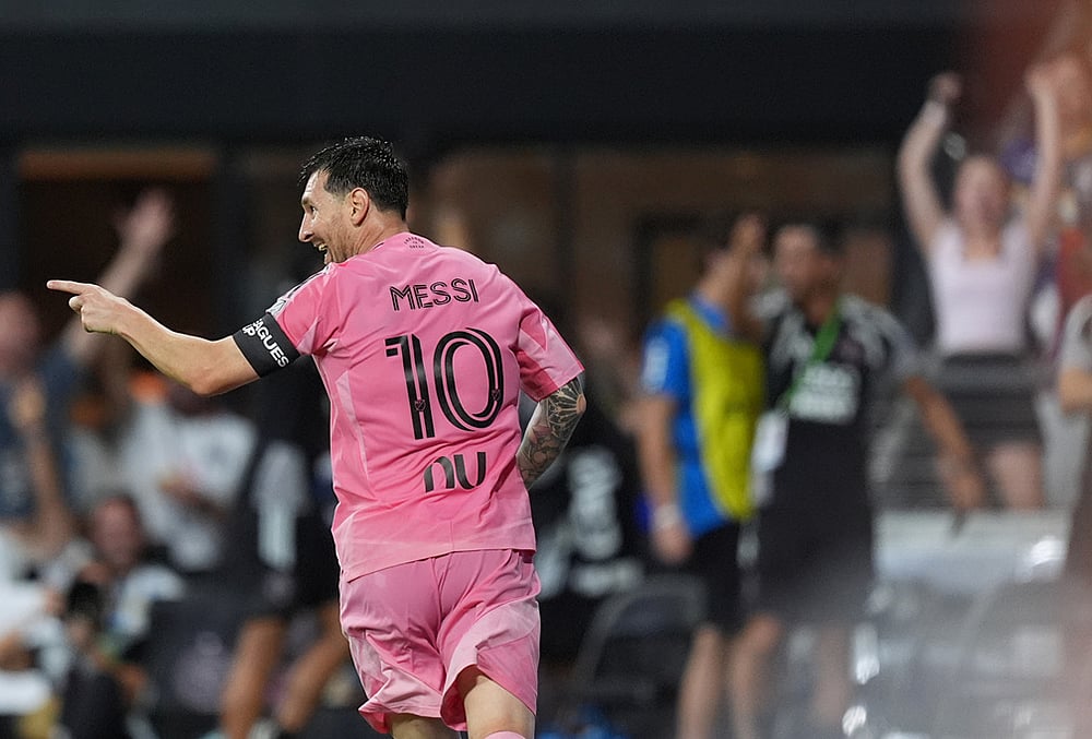 San Luis Inter Miami Leagues Cup Soccer-Messi 