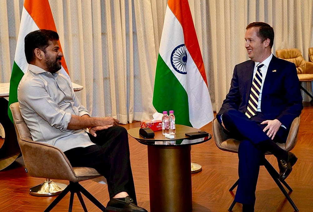 Revanth Reddy -Sergio Gor meeting