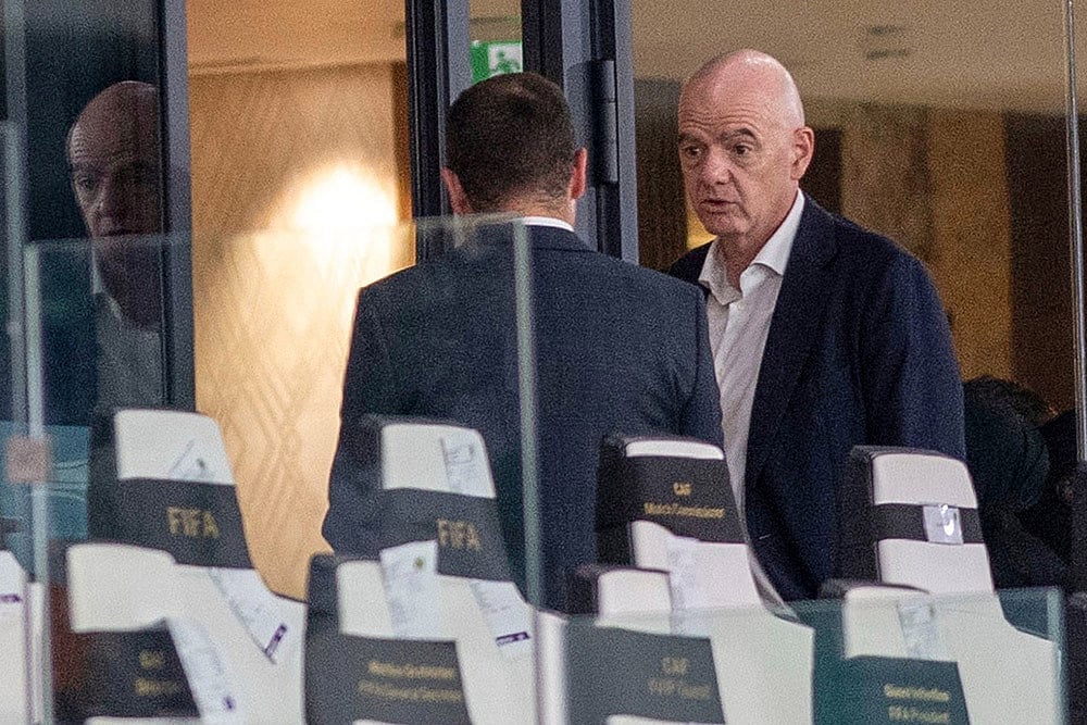 FIFA president Gianni Infantino