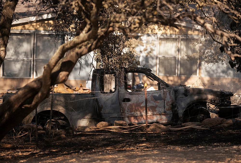 Air quality map California wildfires 2026