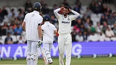 India vs England Cricket, 2nd Test Day 3: Prasidh Krishna in action - | Photo: AP/Scott Heppell