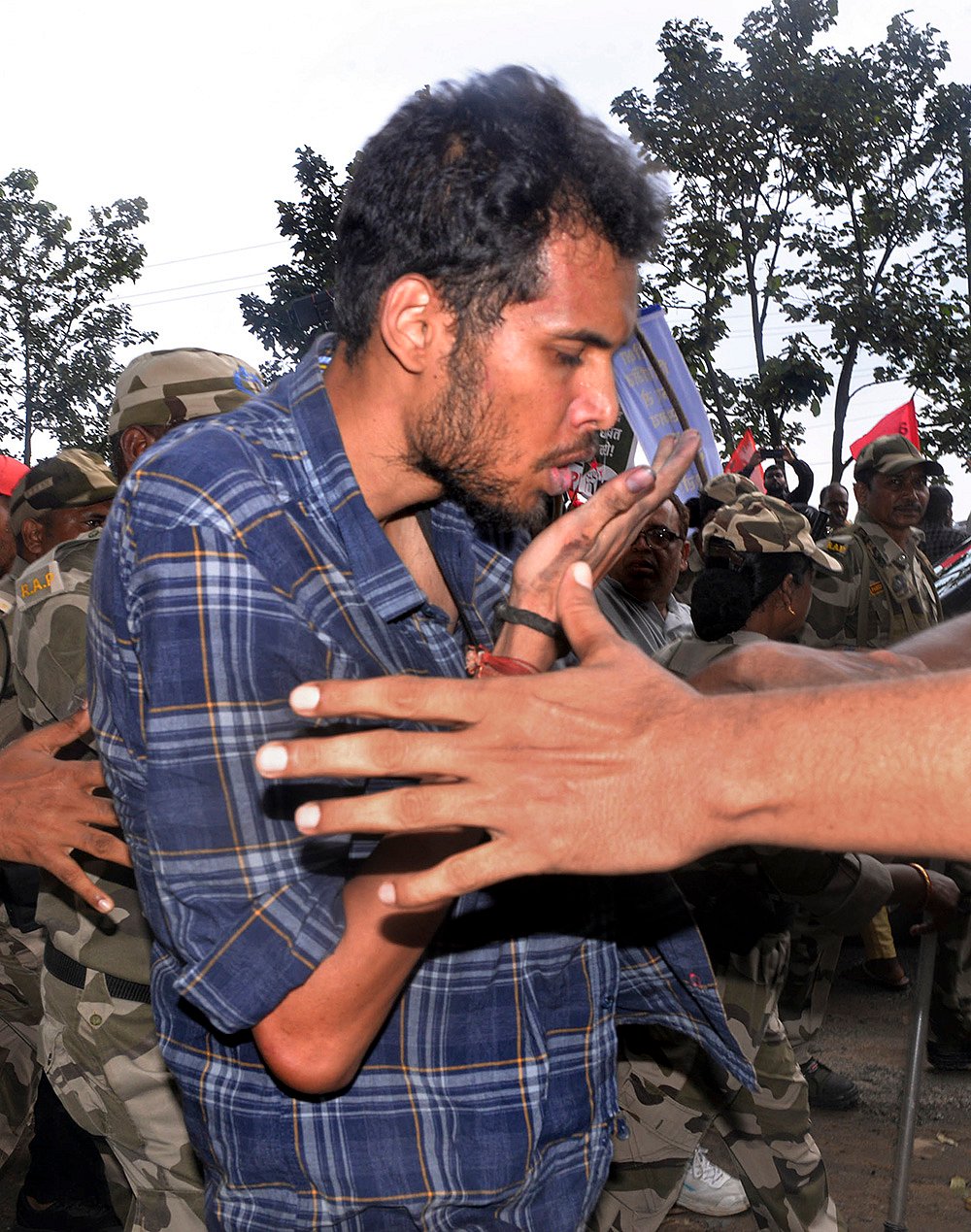 Ranchi protest over alleged JPSC, JSSC exam irregularities