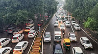 IMD Issues Red Alert As Heavy Rain Causes Traffic Snarls, Waterlogging In Delhi IMD Issues Red Alert As Heavy Rain Causes Traffic Snarls, Waterlogging In Delhi