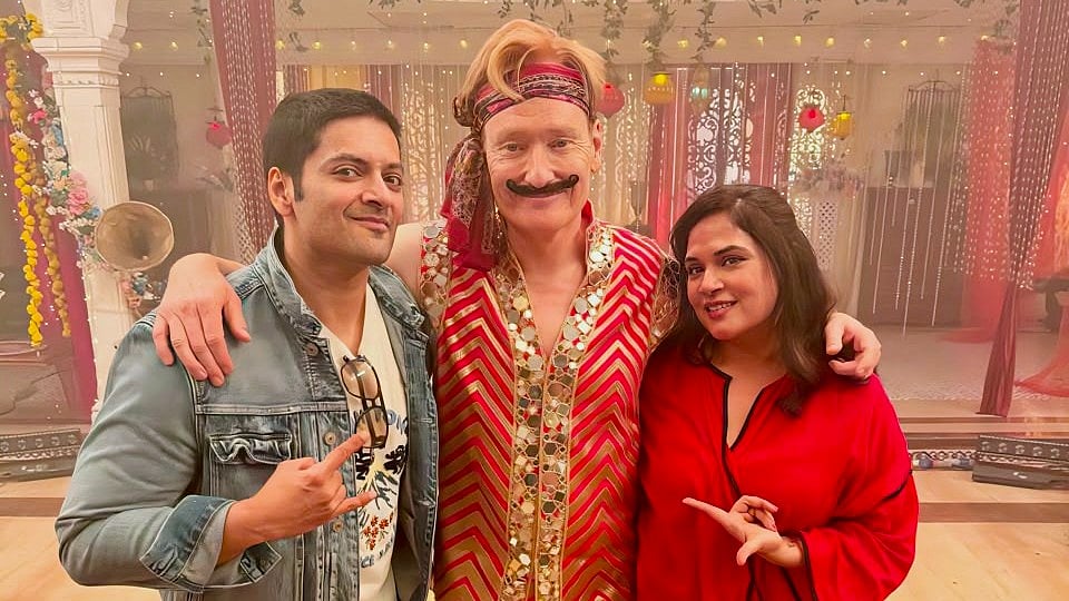 Richa Chadha and Ali Fazal in
Conan OBrien Must Go