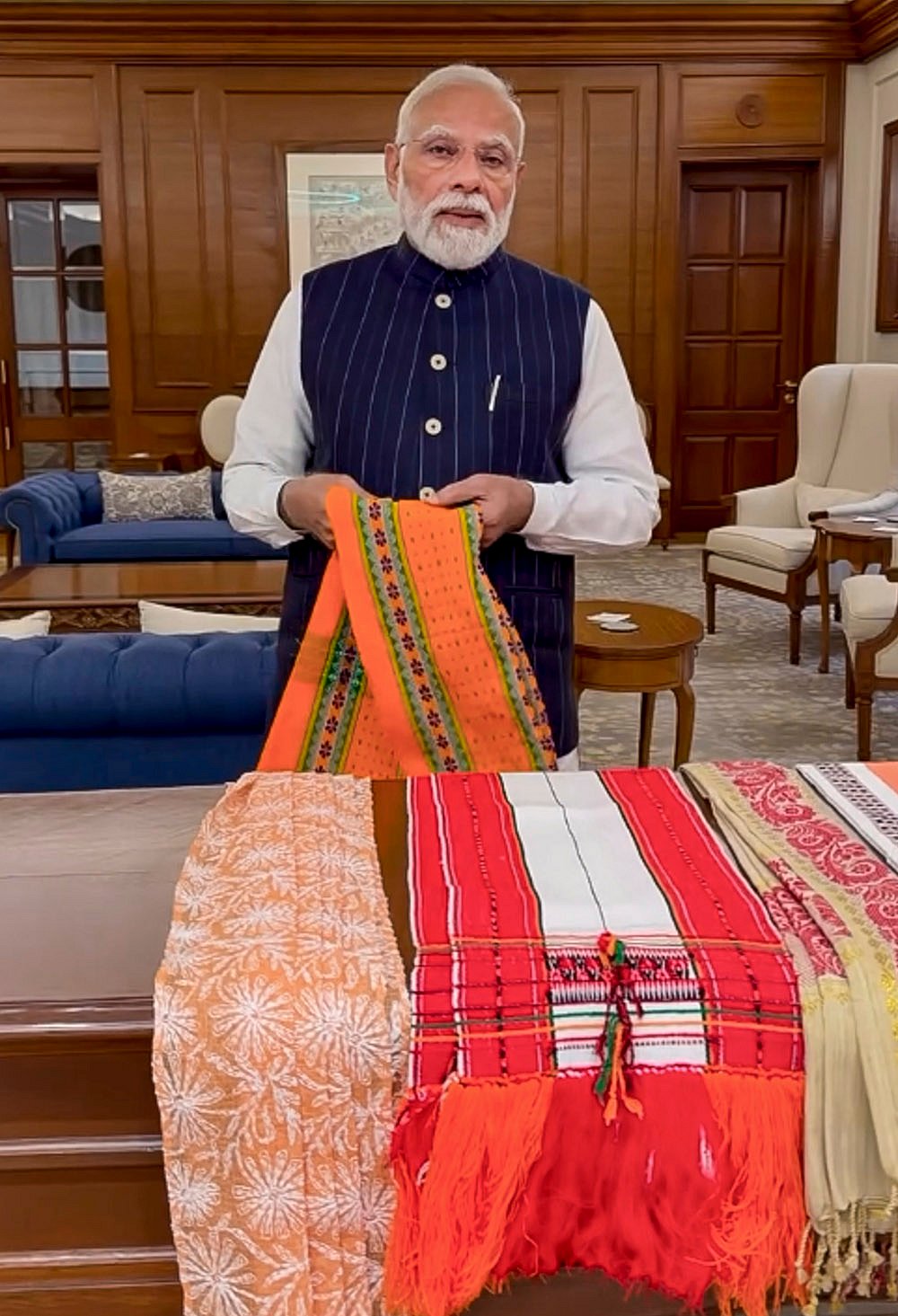 PM Modi speaks ahead of National Handloom Day