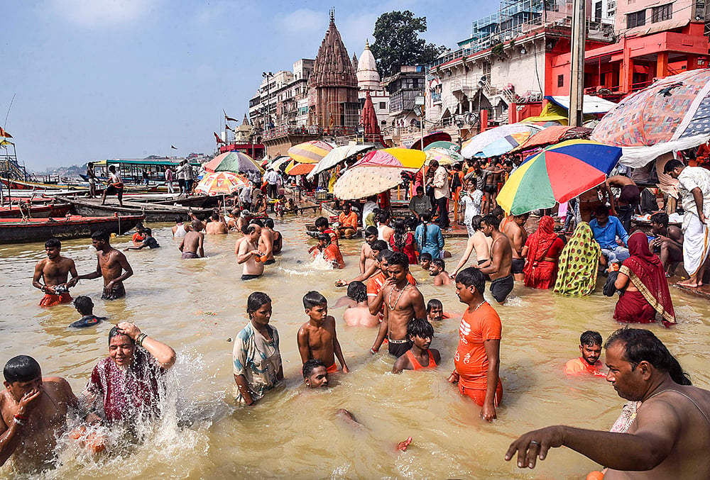 Water level of Ganga river rises due to rain