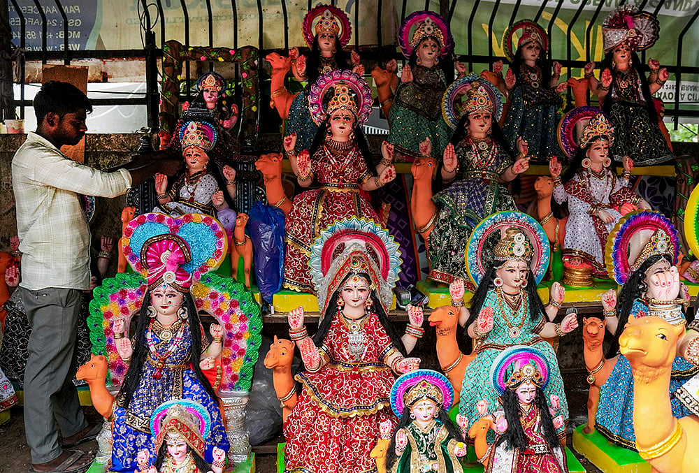 Preps ahead of Dashama Vrat festival in Ahmedabad
