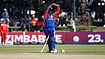 | Photo: AP/Wonder Mashura : India's batsman Vaibhav Sooryavanshi gestures after scoring 50 runs during the third T20 cricket match between Zimbabwe and India in Harare, Zimbabwe.