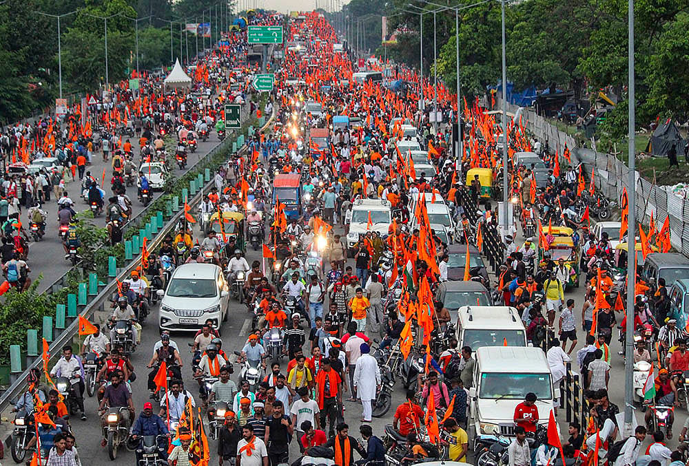 Kanwar Yatra in the month of Shravan