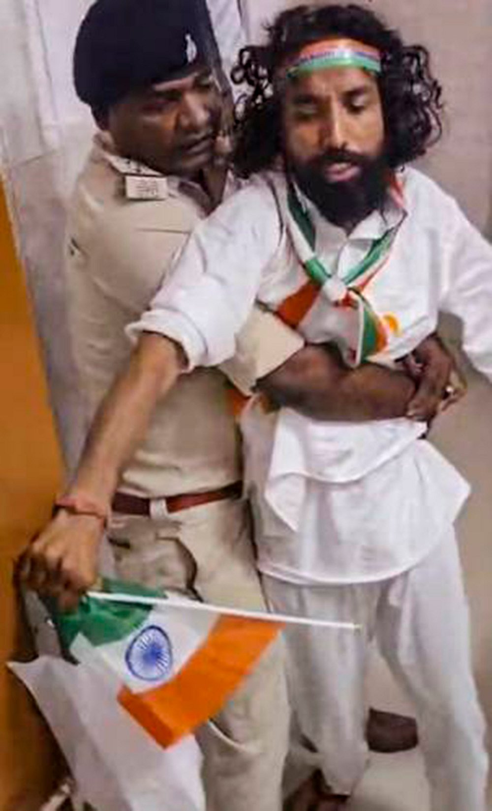 Devendra Nath Mahto at Sadar Hospital