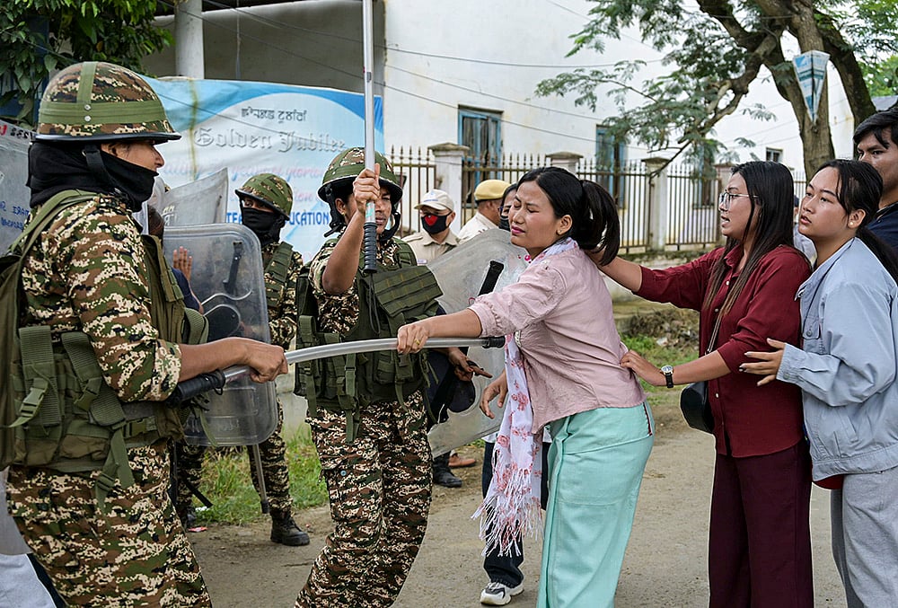 Protest in Imphal