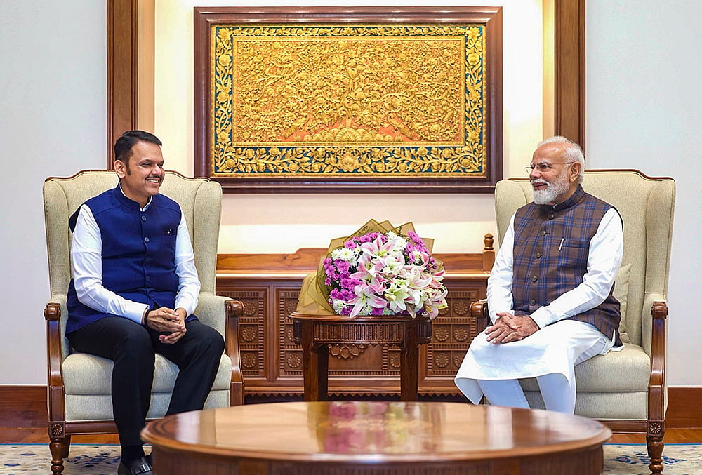 PM Modi meets Devendra Fadnavis