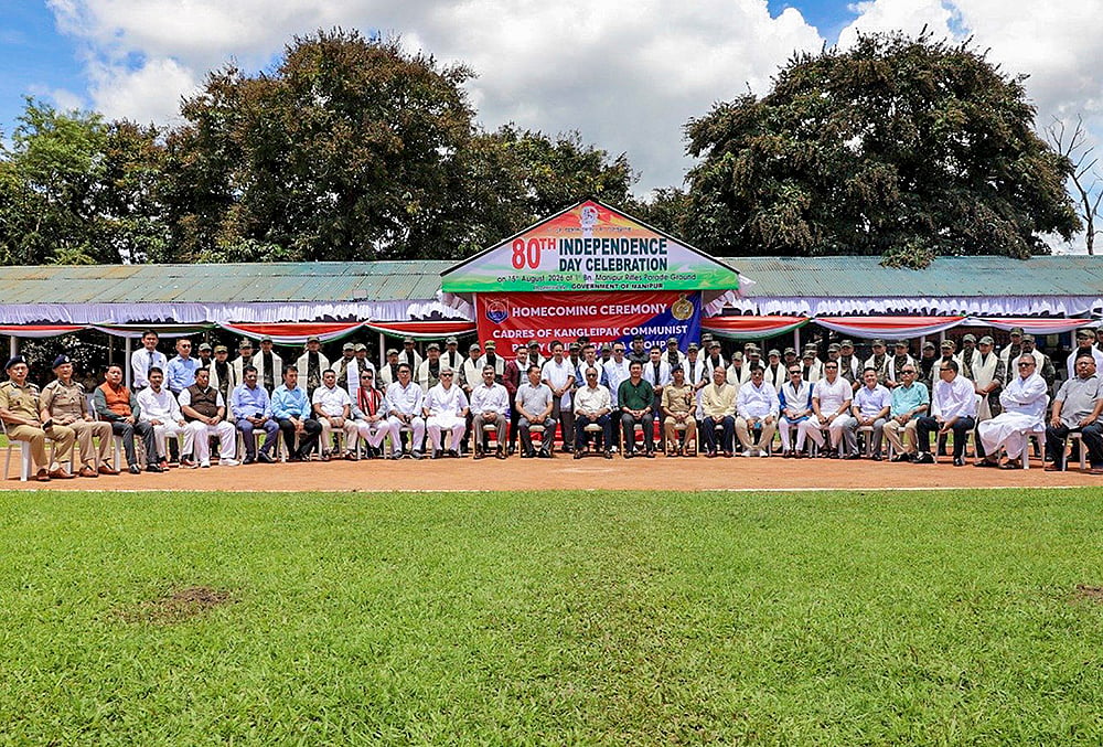 46 militants of banned KCP (Taibanganba) surrender before police