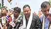 RJD Stages Protest In Ranchi, Seeks CEC Gyanesh Kumar''s Resignation ANI : RJD leader Tejashwi Yadav