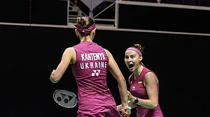 Instagram/@yevheniia__kantemyr/Badminton photo
: Polina Buhrova and Yevheniia Kantemyr both opened their campaigns with wins at the BWF World Championships 2026.