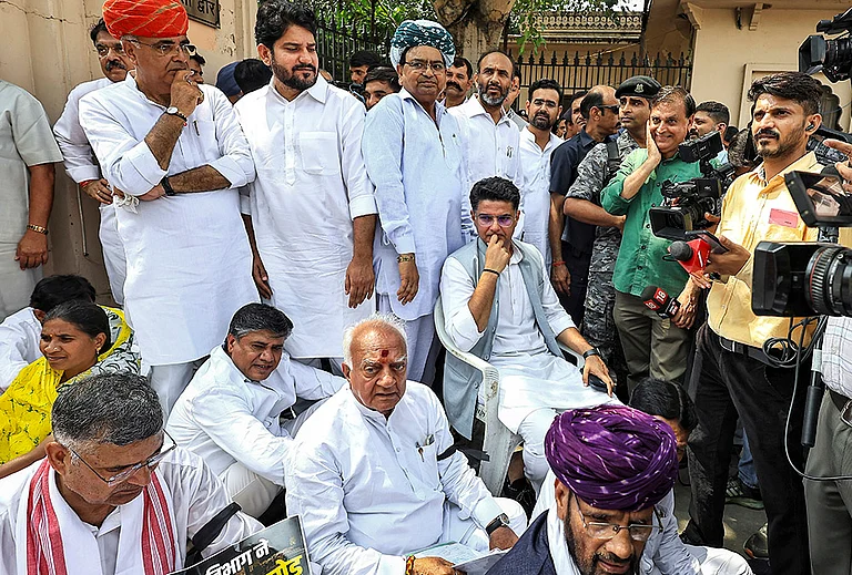 Rajasthan Congress Leaders - | Photo: PTI