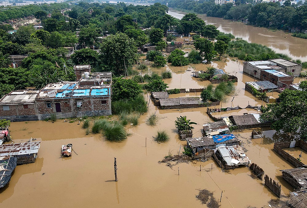 Rise in Ganga rivers water level in Patna