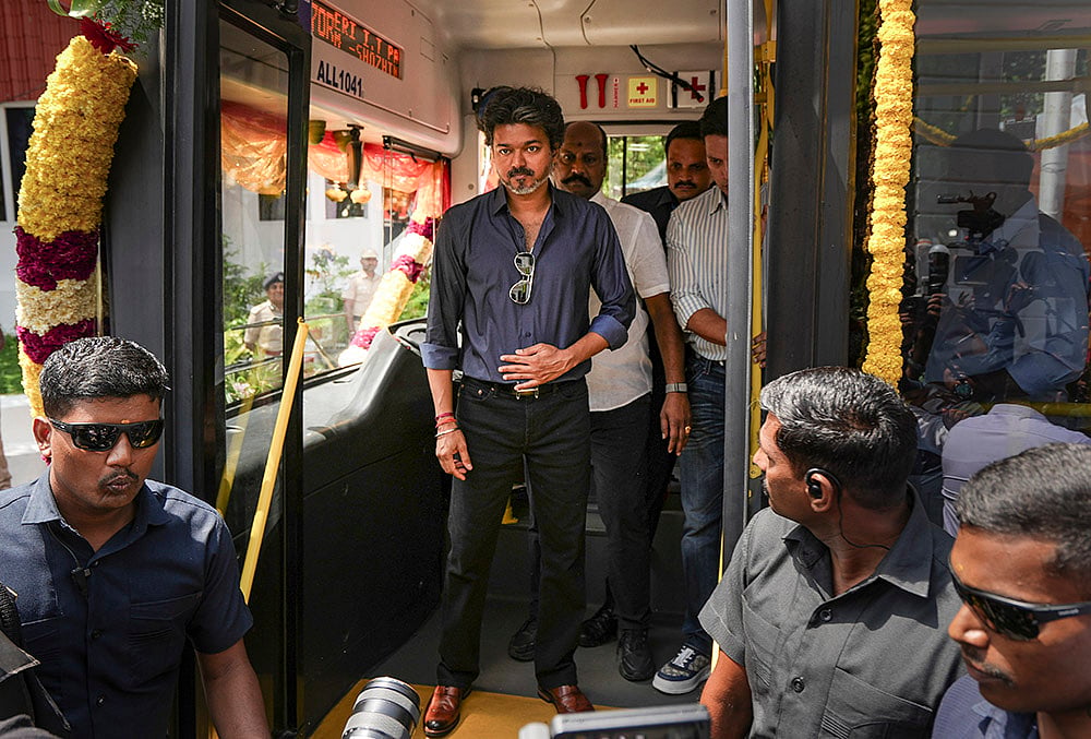Tamil Nadu Chief Minister C Joseph Vijay 
