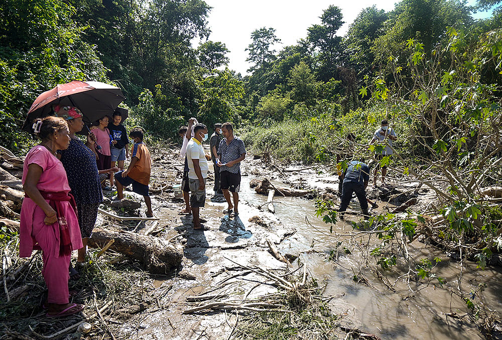 Aftermath of Nepal flash flood