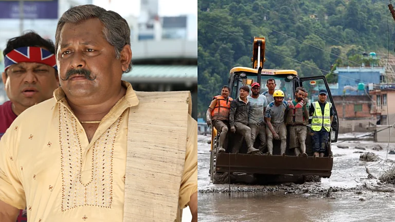 Kharaj Mukherjee Stuck in Nepal Amid Floods - Instagram