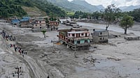 Nepal Flood Death Toll Hits 626, Heavy Rain Could Hamper Rescue Ops | Photo: Sulav Shrestha/Xinhua via AP : In this photo released by Xinhua News Agency, a drone photo shows a flood-hit area in Nuwakot, Nepal on Thursday, Aug. 27, 2026.