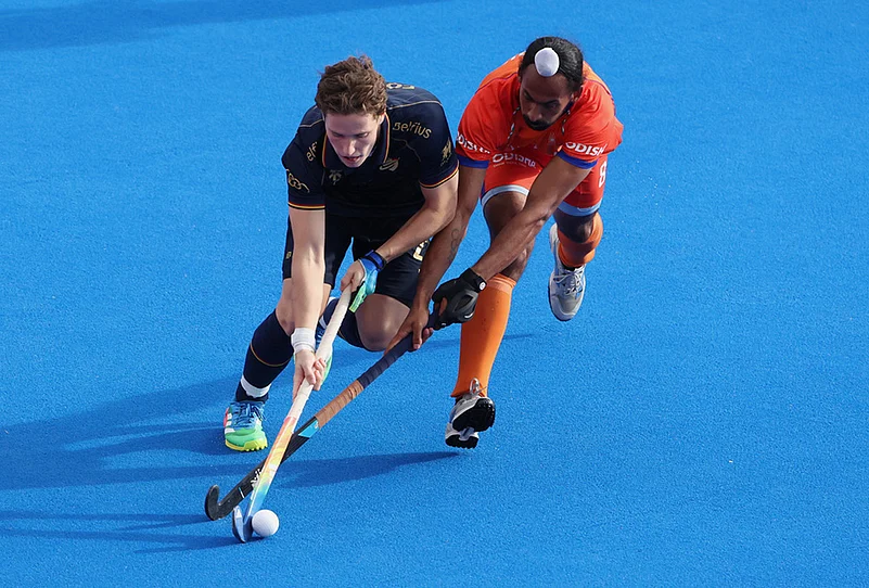 India Vs Belgium FIH Mens World Cup 2026 match-Victor Foubert