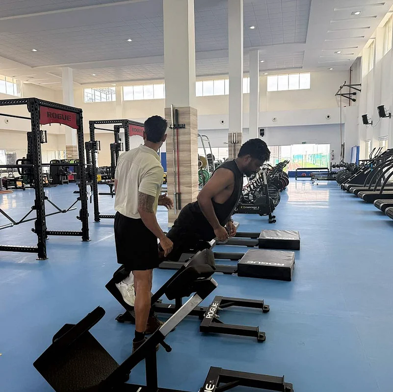 Team India gym workout images