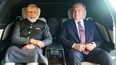 Prime Minister Narendra Modi and Uzbekistan President Shavkat Mirziyoyev - X@narendramodi