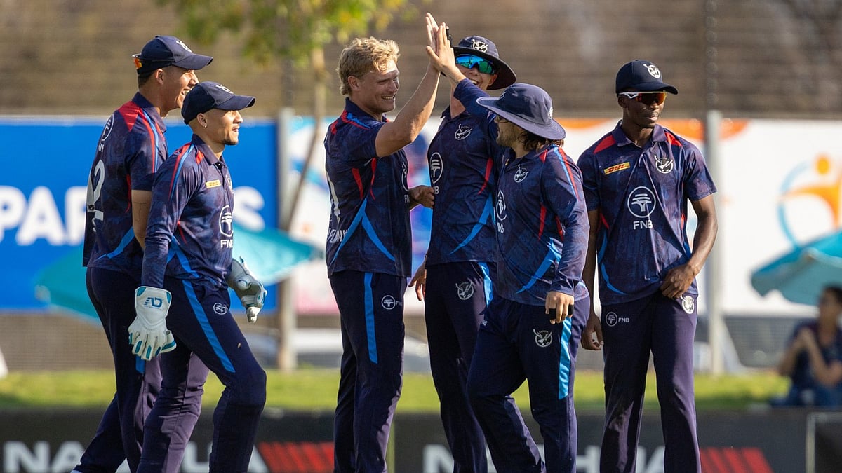 Namibia will take on Zimbabwe in the third match of the Namibia T20I Tri-Series 2026. - ICC/X