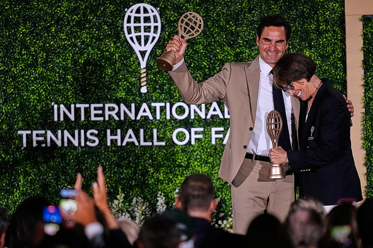 International Tennis Hall of Fame Roger Federer, Mary Carillo