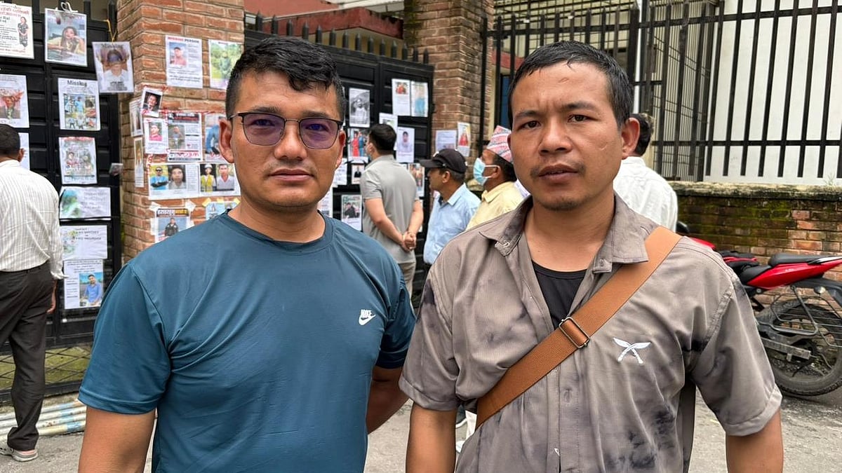 two friends, Dawa Tamang and Nima Tamang - Suresh K Pandey/ Outlook
