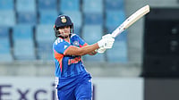 BCCIWomen/X : Shafali Verma in action for India against Thailand in Women's Asia Cup 2026. 