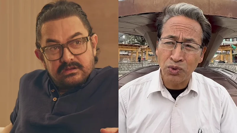 Aamir Khan,Sonam Wangchuk