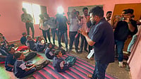 X@Cockroachisback : CJP Founder Abhijeet Dipke visited the government school in Limbala Makta Hingoli